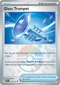 Glass Trumpet (Poke Ball Pattern) (110/131) - SV Prismatic Evolutions Holofoil