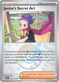 Janine's Secret Art (Poke Ball Pattern) (112/131)  - SV Prismatic Evolutions Holofoil