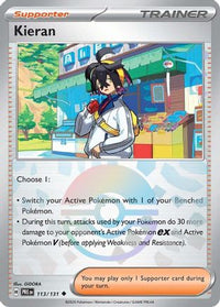 Kieran (Poke Ball Pattern) (113/131)  - SV Prismatic Evolutions Holofoil