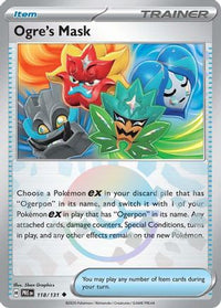 Ogre's Mask (Poke Ball Pattern) (118) - SV Prismatic Evolutions Holofoil
