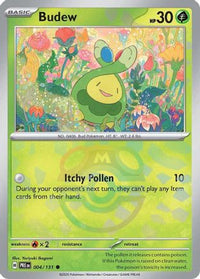 Budew (Master Ball Pattern) (4/131) - SV Prismatic Evolutions Holofoil