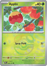 Applin (Master Ball Pattern) (9) - SV Prismatic Evolutions Holofoil
