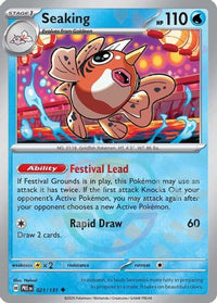 Seaking (Master Ball Pattern) (21/131) - SV Prismatic Evolutions Holofoil