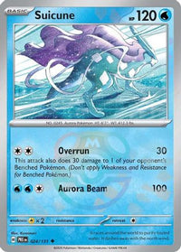 Suicune (Master Ball Pattern) (24) - SV Prismatic Evolutions Holofoil