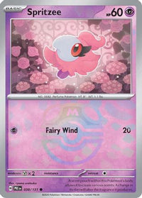 Spritzee (Master Ball Pattern) (38) - SV Prismatic Evolutions Holofoil