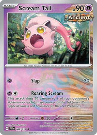 Scream Tail (Master Ball Pattern) (42) - SV Prismatic Evolutions Holofoil