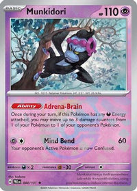 Munkidori (Master Ball Pattern) (44) - SV Prismatic Evolutions Holofoil