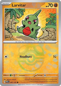 Larvitar (Master Ball Pattern) (47/131) - SV Prismatic Evolutions Holofoil