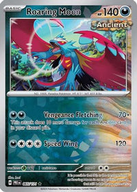 Roaring Moon (Master Ball Pattern) (65/131) - SV Prismatic Evolutions Holofoil