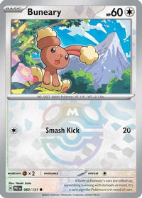 Buneary (Master Ball Pattern) (83) - SV Prismatic Evolutions Holofoil