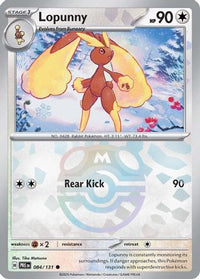 Lopunny (Master Ball Pattern) (84) - SV Prismatic Evolutions Holofoil