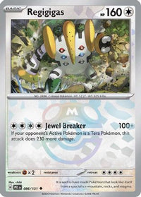 Regigigas (Master Ball Pattern) (86) - SV Prismatic Evolutions Holofoil