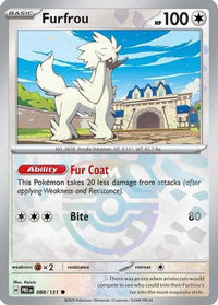 Furfrou (Master Ball Pattern) (88) - SV Prismatic Evolutions Holofoil