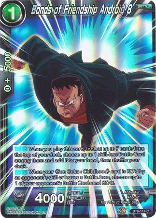 Bonds of Friendship Android 8 (Reprint) (BT6-114) [Battle Evolution Booster] - POKÉ JEUX