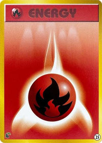 Basic Fire Energy 25 - Intro Pack Neo Chikorita  (Japanese)