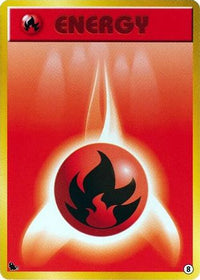 Basic Fire Energy 8 - Intro Pack Squirtle  (Japanese)