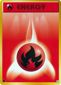 Basic Fire Energy 11 - Intro Pack Squirtle  (Japanese)