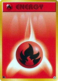 Basic Fire Energy 31 - Intro Pack Squirtle  (Japanese)