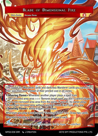 Blade of Dimensional Fire (MP02-008 SR) [Masterpiece Collection 02 "Fates Reunited!"]