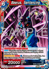 Beerus, Sentencing (BT27-114) [History of Z]