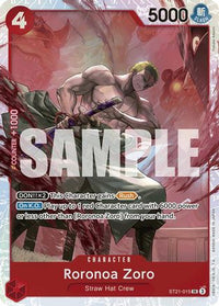 Roronoa Zoro (ST21-015) - Starter Deck EX: Gear 5 Foil