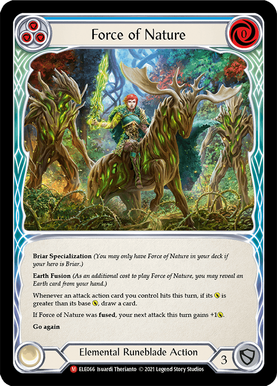 Force of Nature [ELE066] (Tales of Aria) 1st Edition Normal - POKÉ JEUX
