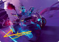 Pactdoll Terror Art Card (Gold-Stamped Signature) (AADFT-021) - Art Series: Aetherdrift