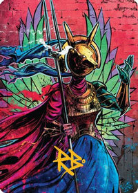 Hazoret, Godseeker Art Card (Gold-Stamped Signature) (AADFT-032) - Art Series: Aetherdrift