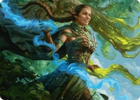 Nissa, Worldsoul Speaker Art Card (AADFT-031) - Art Series: Aetherdrift