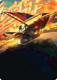 Boosted Sloop Art Card (AADFT-047) - Art Series: Aetherdrift