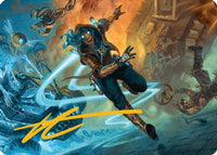 Sita Varma, Masked Racer Art Card (Gold-Stamped Signature) (AADFT-026) - Art Series: Aetherdrift