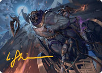 Zahur, Glory's Past Art Card (Gold-Stamped Signature) (AADFT-010) - Art Series: Aetherdrift