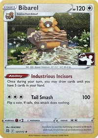 Bibarel (Cosmos Holo) (121/172)  - Prize Pack Series Cards Holofoil