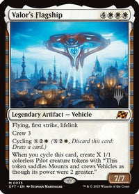 Valor's Flagship (PPDFT-035) - Promo Pack: Aetherdrift Foil