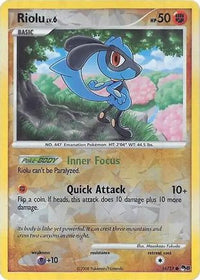 Riolu (Cracked Ice Holo) (16) - Miscellaneous Cards & Products Holofoil