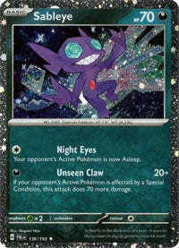 Sableye (Cosmos Holo) (136) - Miscellaneous Cards & Products Holofoil