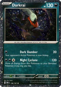 Darkrai (Cosmos Holo) (136) - Miscellaneous Cards & Products Holofoil