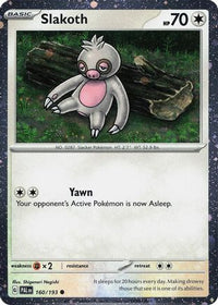Slakoth (Cosmos Holo) (160) - Miscellaneous Cards & Products Holofoil
