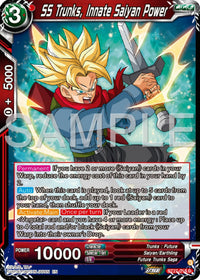 SS Trunks, Innate Saiyan Power (BT27-018) [History of Z]