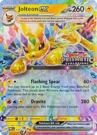 Jolteon ex (Prismatic Evolutions Stamp) (30/131) - Miscellaneous Cards & Products Holofoil