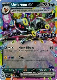 Umbreon ex (Prismatic Evolutions Stamp) (60/131) - Miscellaneous Cards & Products Holofoil