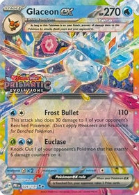 Glaceon ex (Prismatic Evolutions Stamp) (26/131)  - Miscellaneous Cards & Products Holofoil