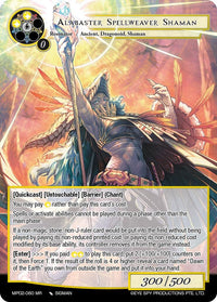Alabaster Spellweaver Shaman (MP02-060 MR) [Masterpiece Collection 02 "Fates Reunited!"]