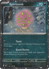 Spiritomb (Cosmos Holo) (129/198)  - Miscellaneous Cards & Products Holofoil