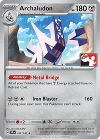 Archaludon (107/142)  - Prize Pack Series Cards Holofoil