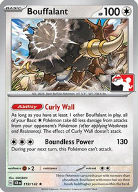 Bouffalant (119/142)  - Prize Pack Series Cards