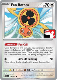 Fan Rotom (118) - Prize Pack Series Cards Holofoil
