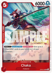 Chaka (Judge Pack Vol. 5) (OP05-008) - One Piece Promotion Cards Foil
