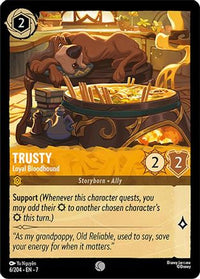 Trusty - Loyal Bloodhound (6/204) - Archazias Island Cold Foil