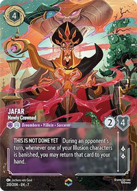 Jafar - Newly Crowned (Enchanted) (210/204) - Archazias Island Holofoil